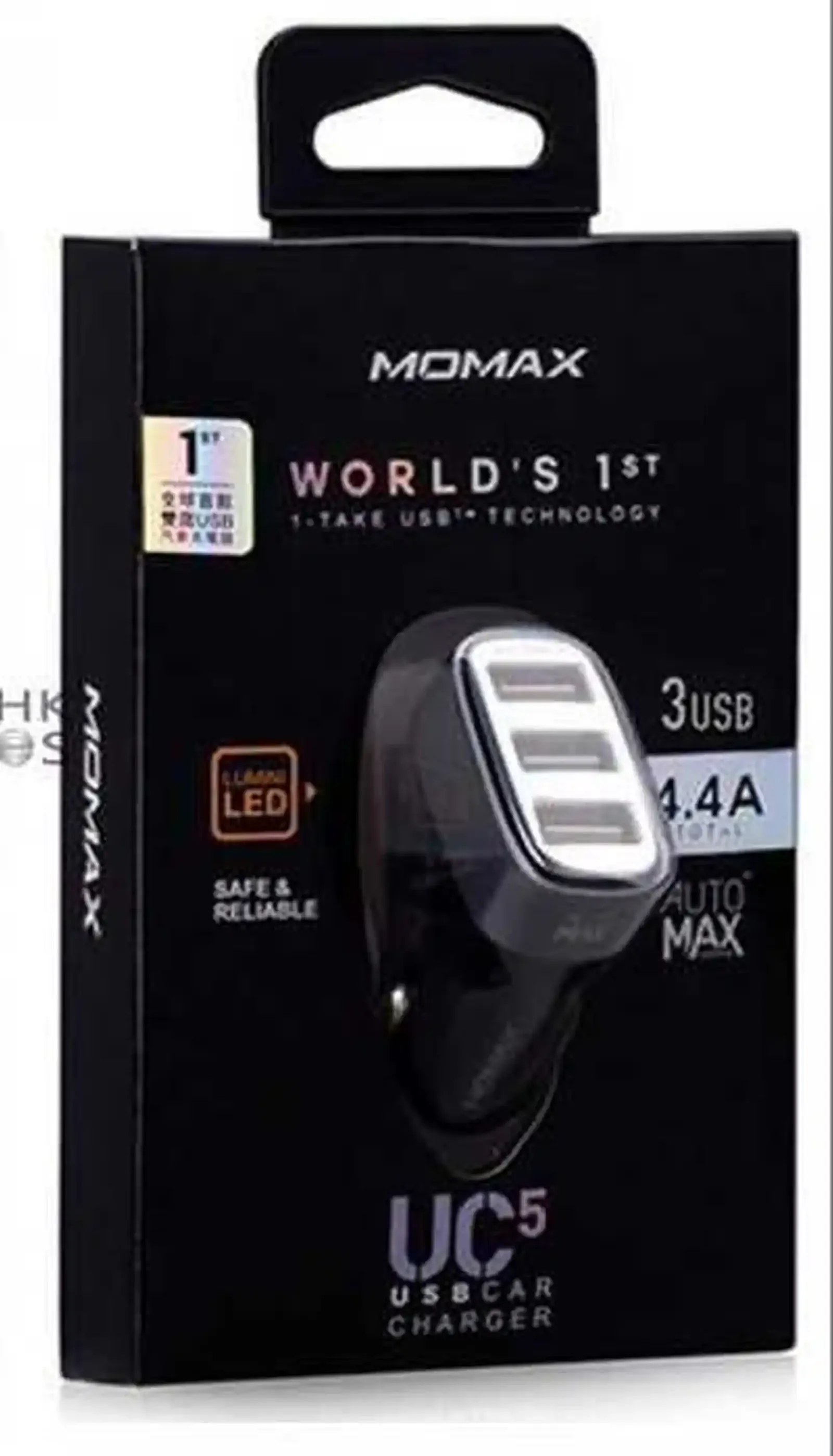 Автомобильное зарядное устройство MoMax 4.4Аh