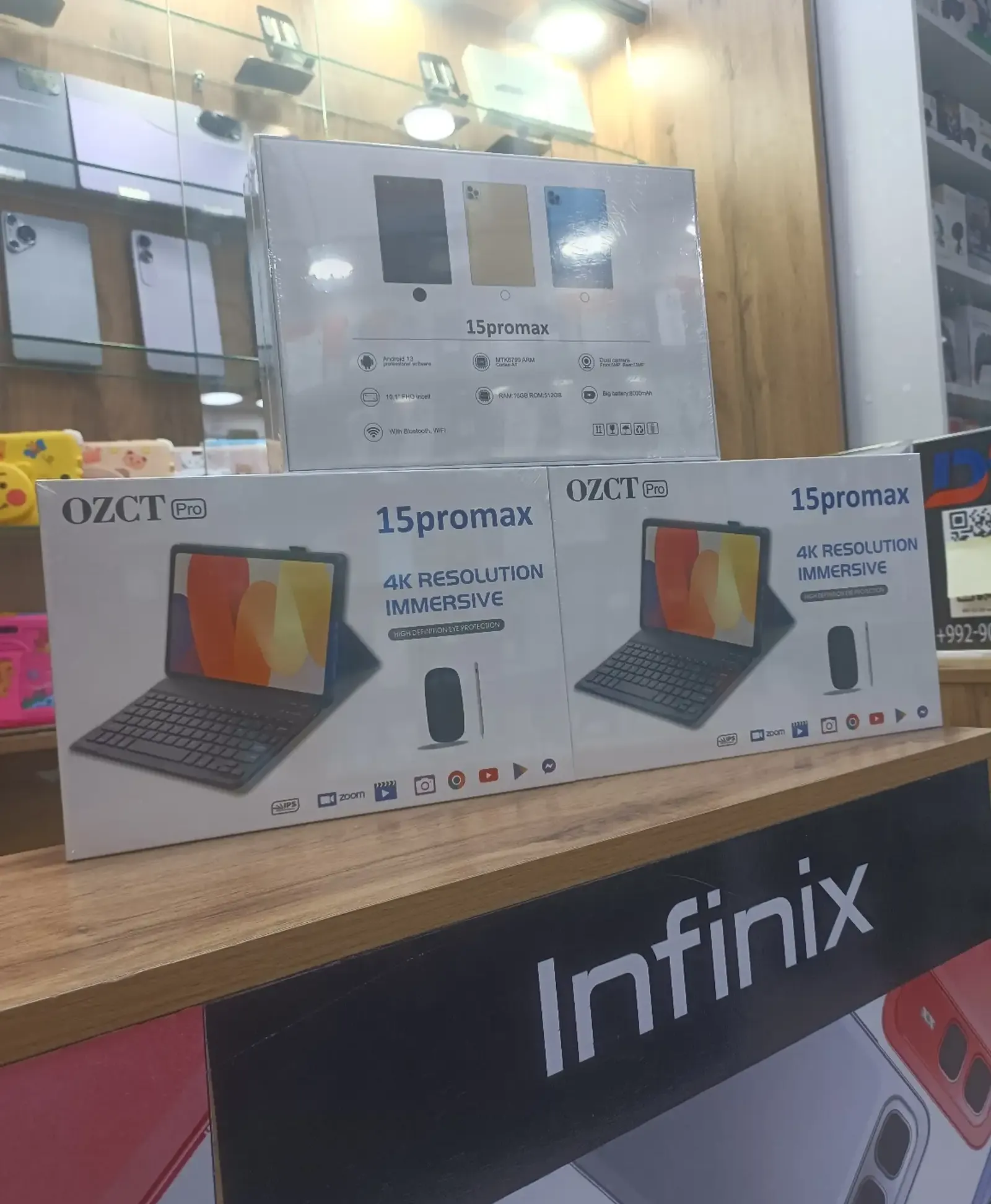 Планшет 15 Pro max 2Sim Black 16/512gb 8000Maч Batarea