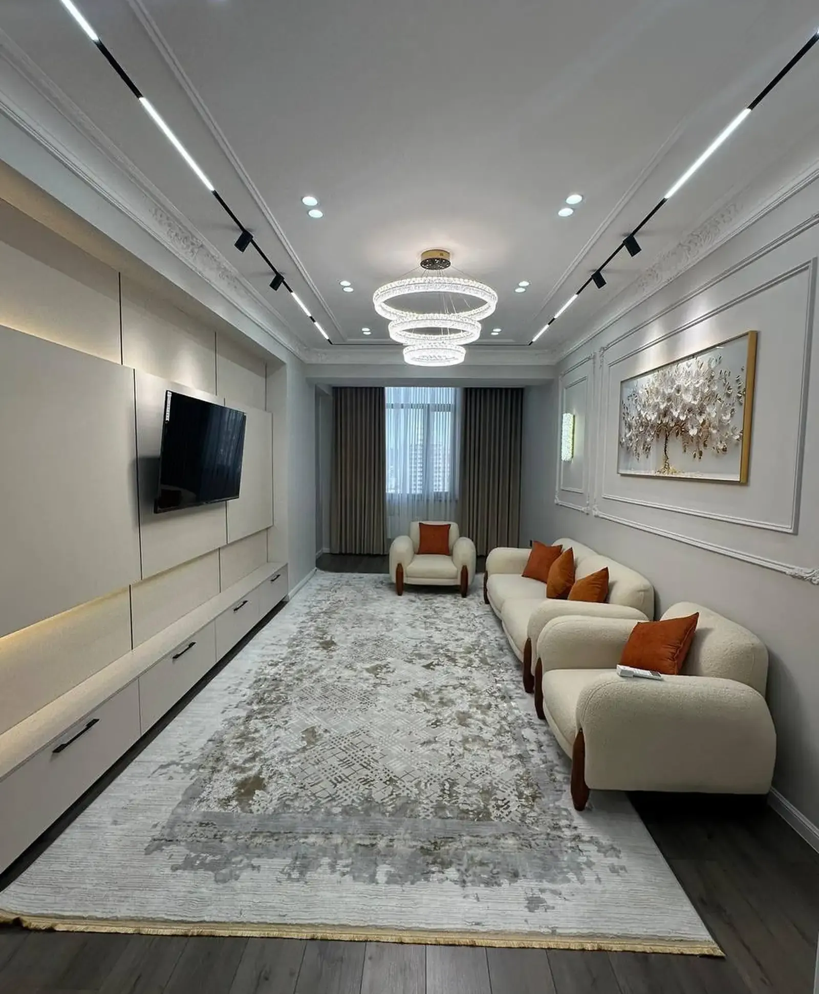3-комн. квартира, 16 этаж, 95 м², И Сомони — фото 3