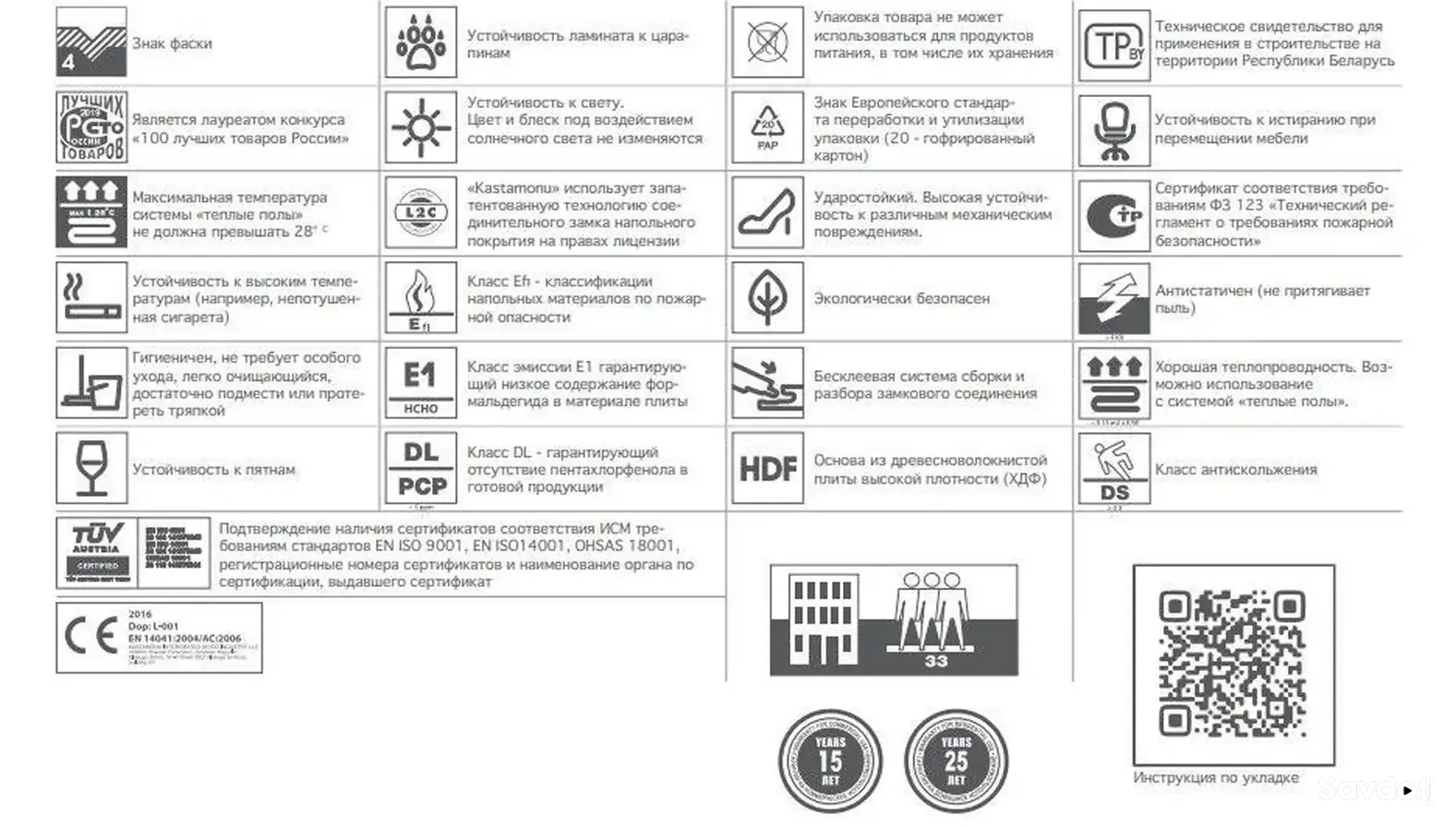 Ламинат коллекция Black_8мм. 33класс
