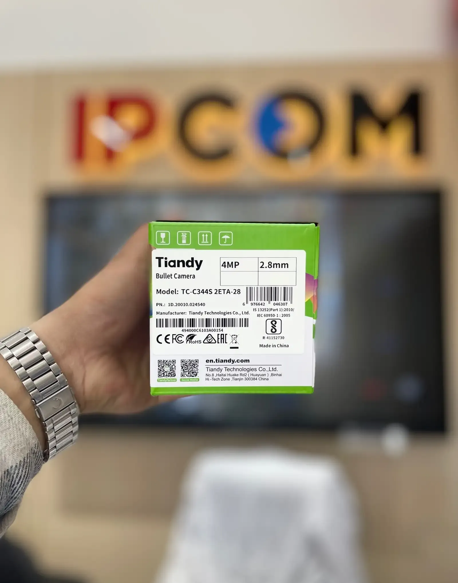 Камера уличная Tiandy TC-C344S 2ETA-28 4MP Color Maker IP