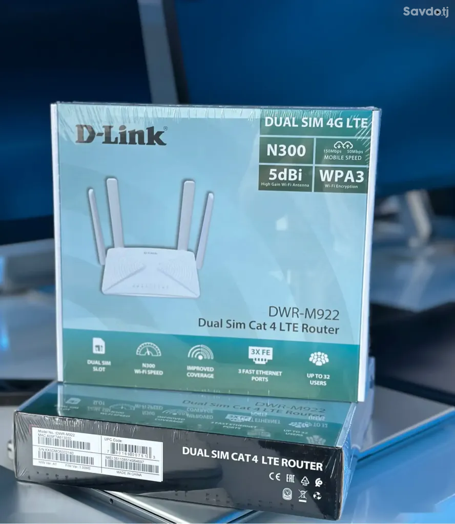 Роутер Wifi D-Link DWR-M922