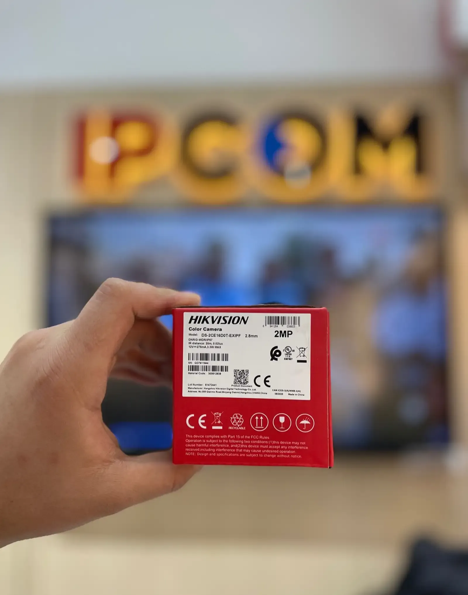 Уличная камера Hikvision DS 2CE16D0T EXIPF 2.8 мм