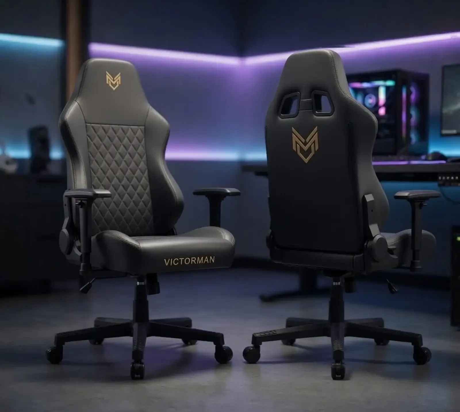 Игровое кресло Victorman black
