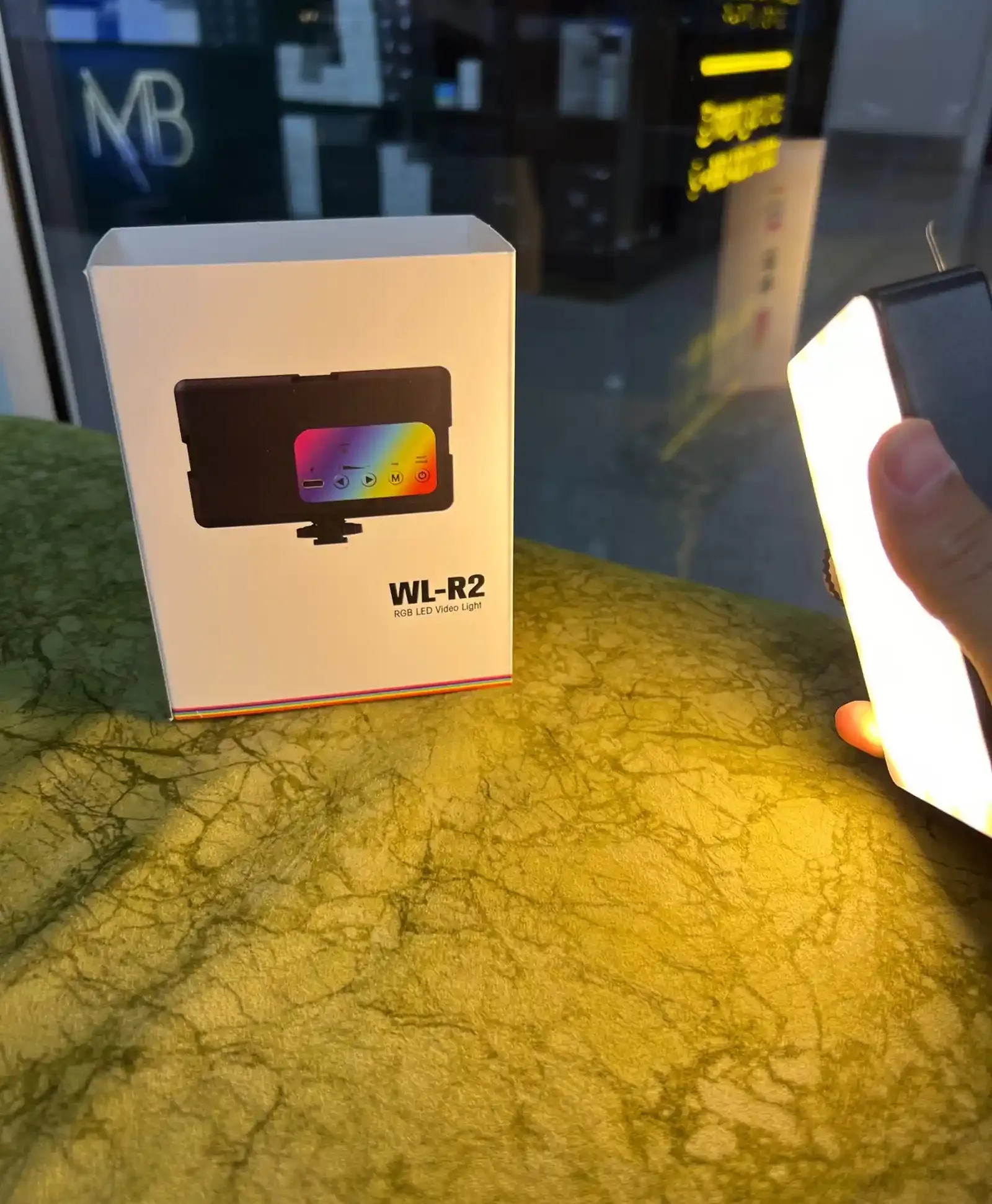 Видео-свет WL-R2 для съёмки фото и видео, осветитель светодиодный LED RGB