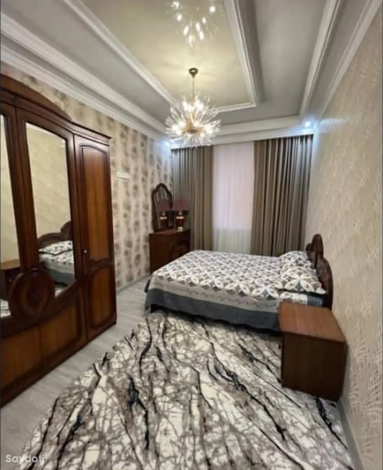 2-комн. квартира, 11 этаж, 110м², Сомони — фото 3