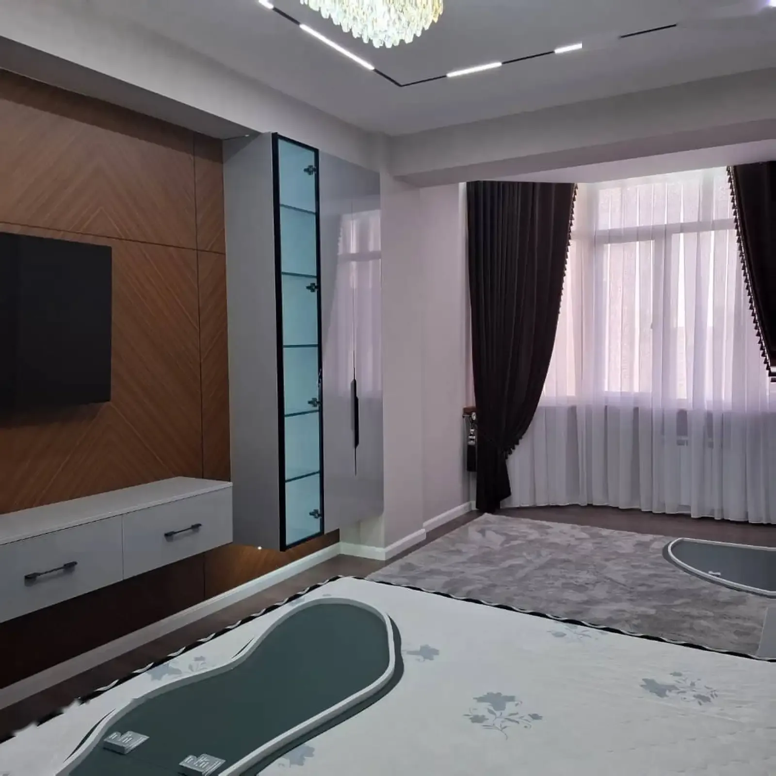 2-комн. квартира, 12 этаж, 84 м², И. Сомони — фото 4