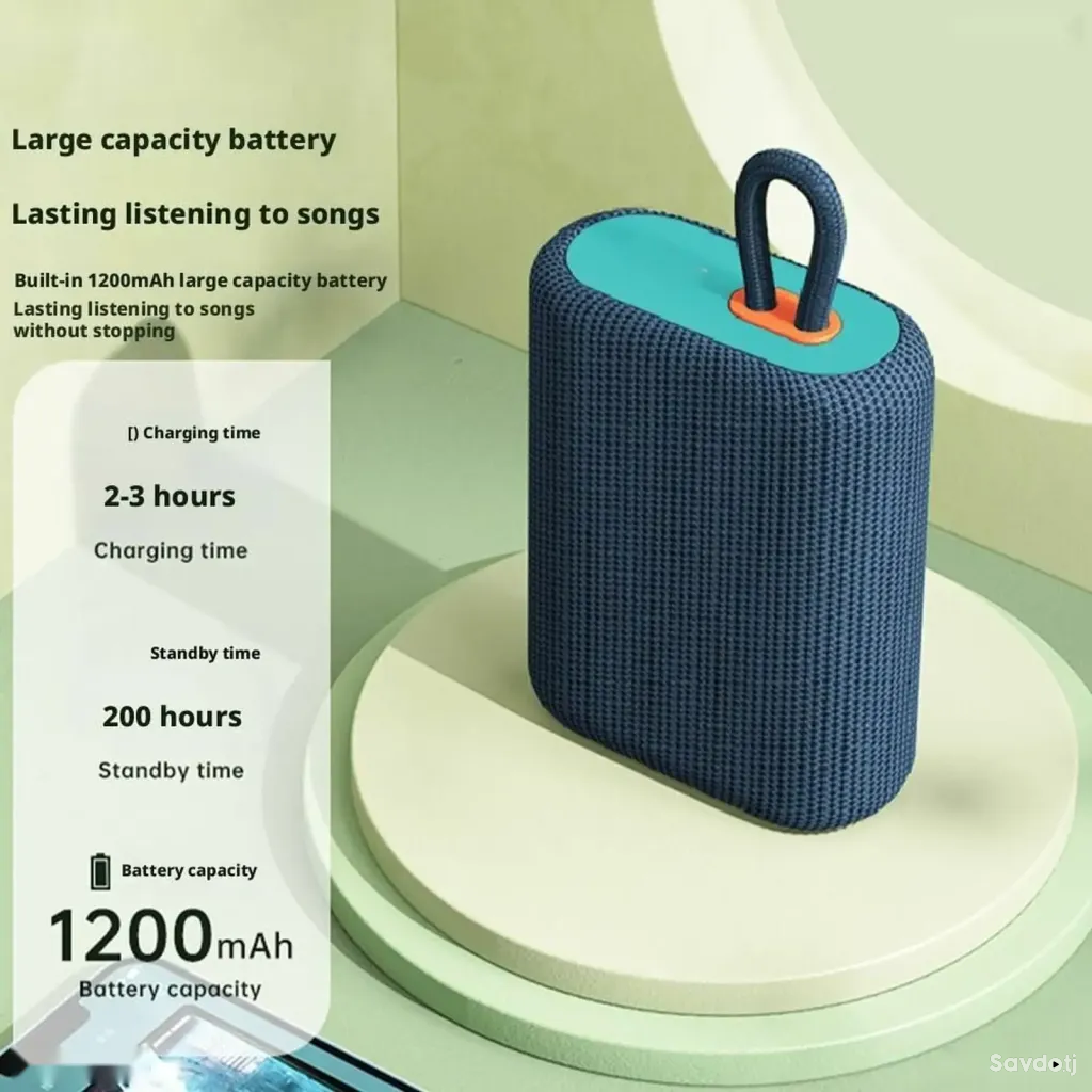 ZUZG ZE-BS05 Mini Portable Bluetooth Speaker Blue
