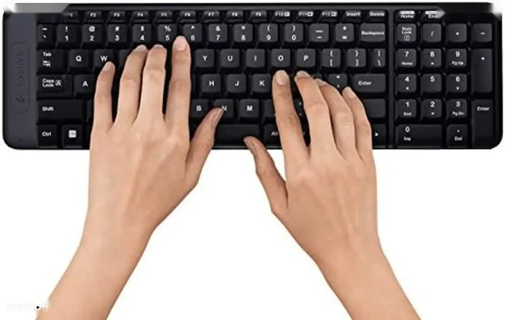 Комплект Logitech MK220 беспроводная клавиатура и мышь Black