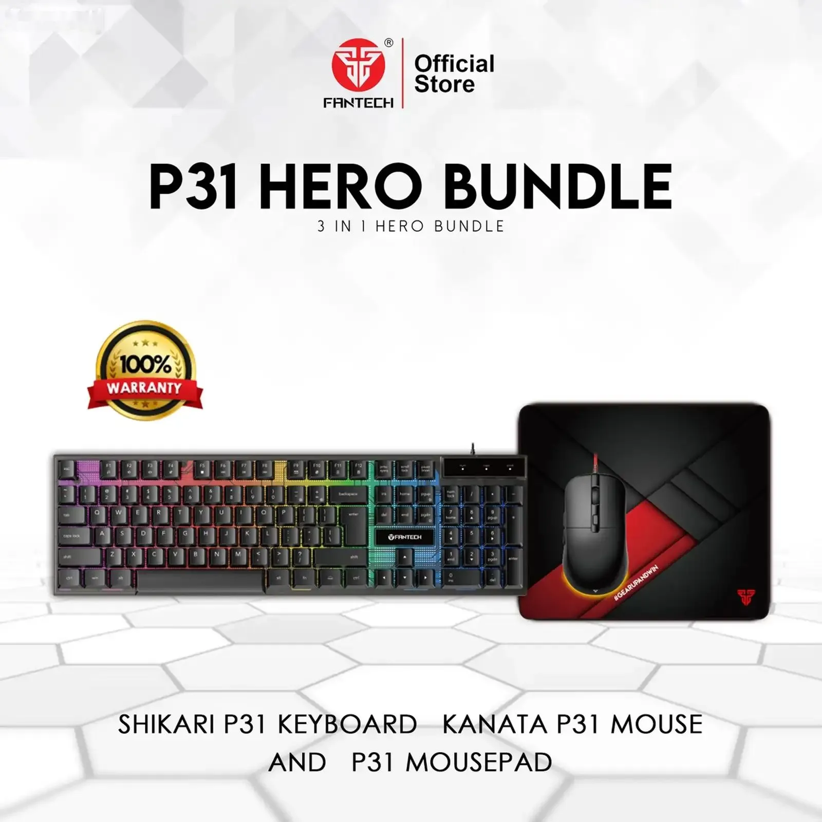 Игровой комплект Fantech P31 Hero Bundle
