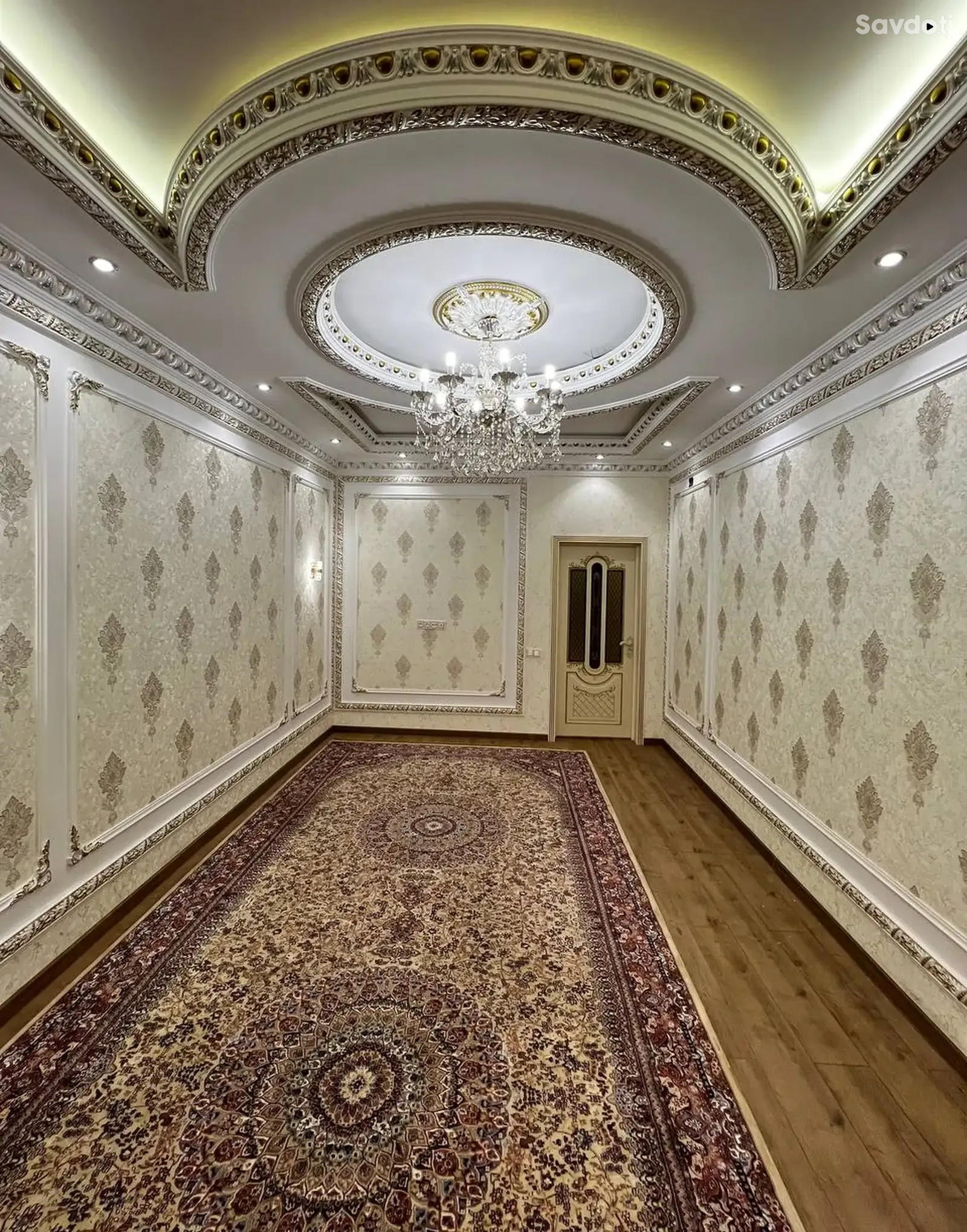 3-комн. квартира, 18 этаж, 105 м², И.Сомони Пайкари дом печать — фото 2