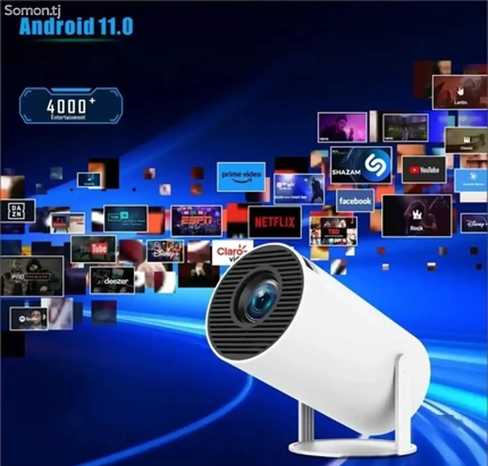 Портативный проектор и игровая приставка M300 Max