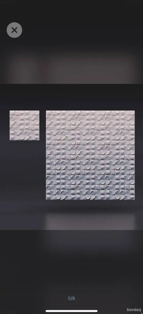 Гипсовые 3D панели