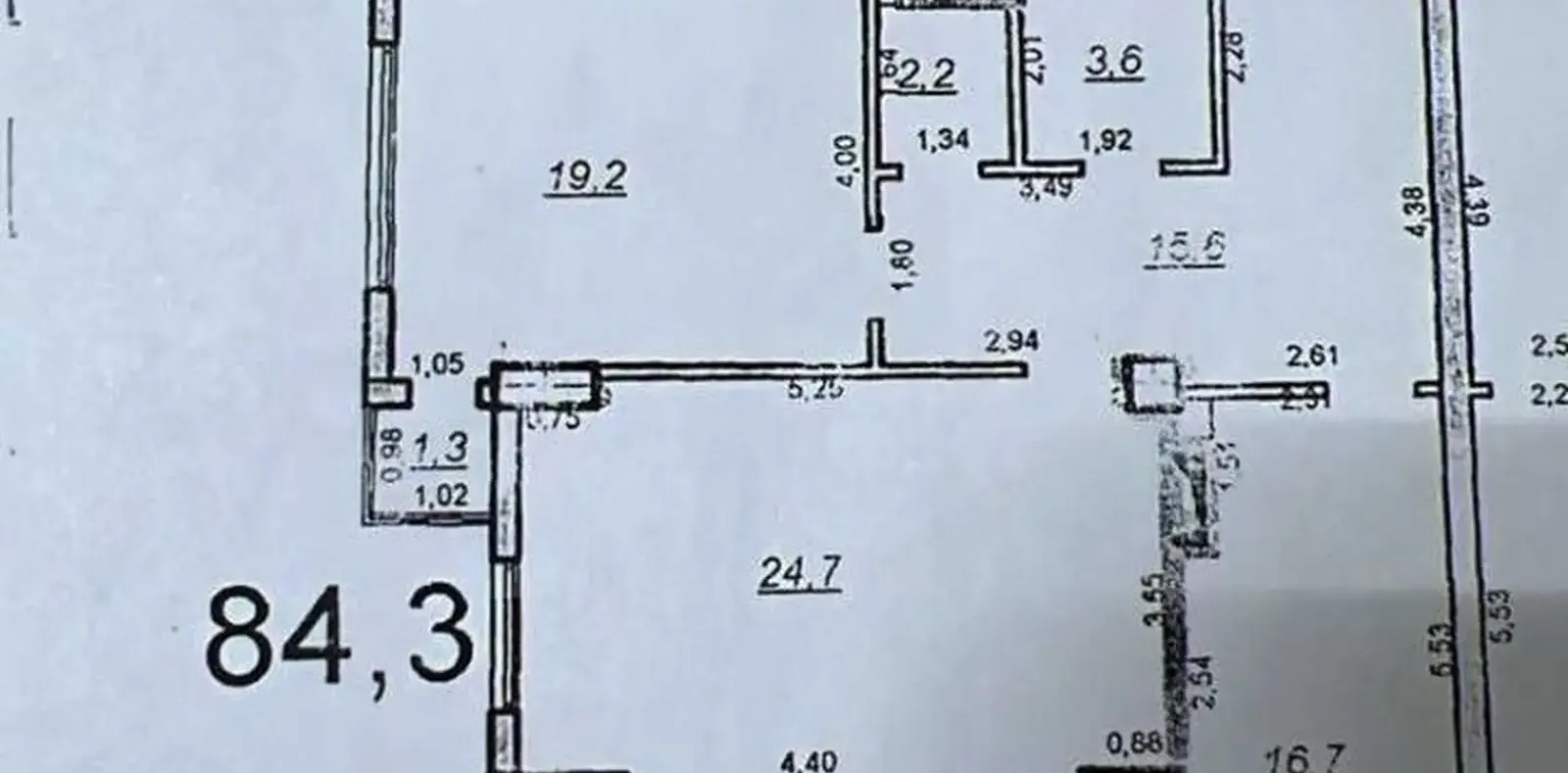 2-комн. квартира, 7 этаж, 84 м², Сомони — фото 2