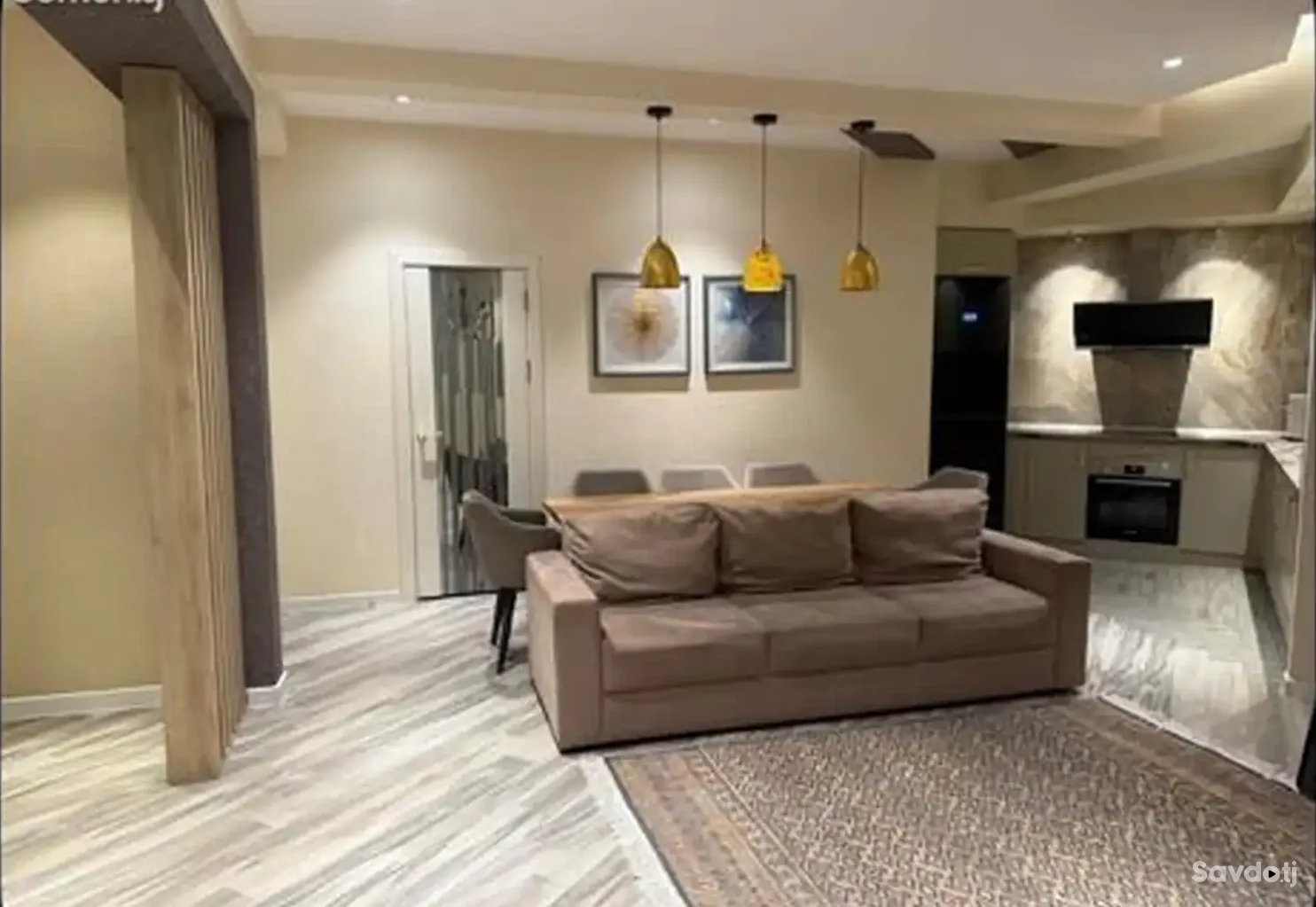 3-комн. квартира, 5 этаж, 115м², Сомони — фото 4