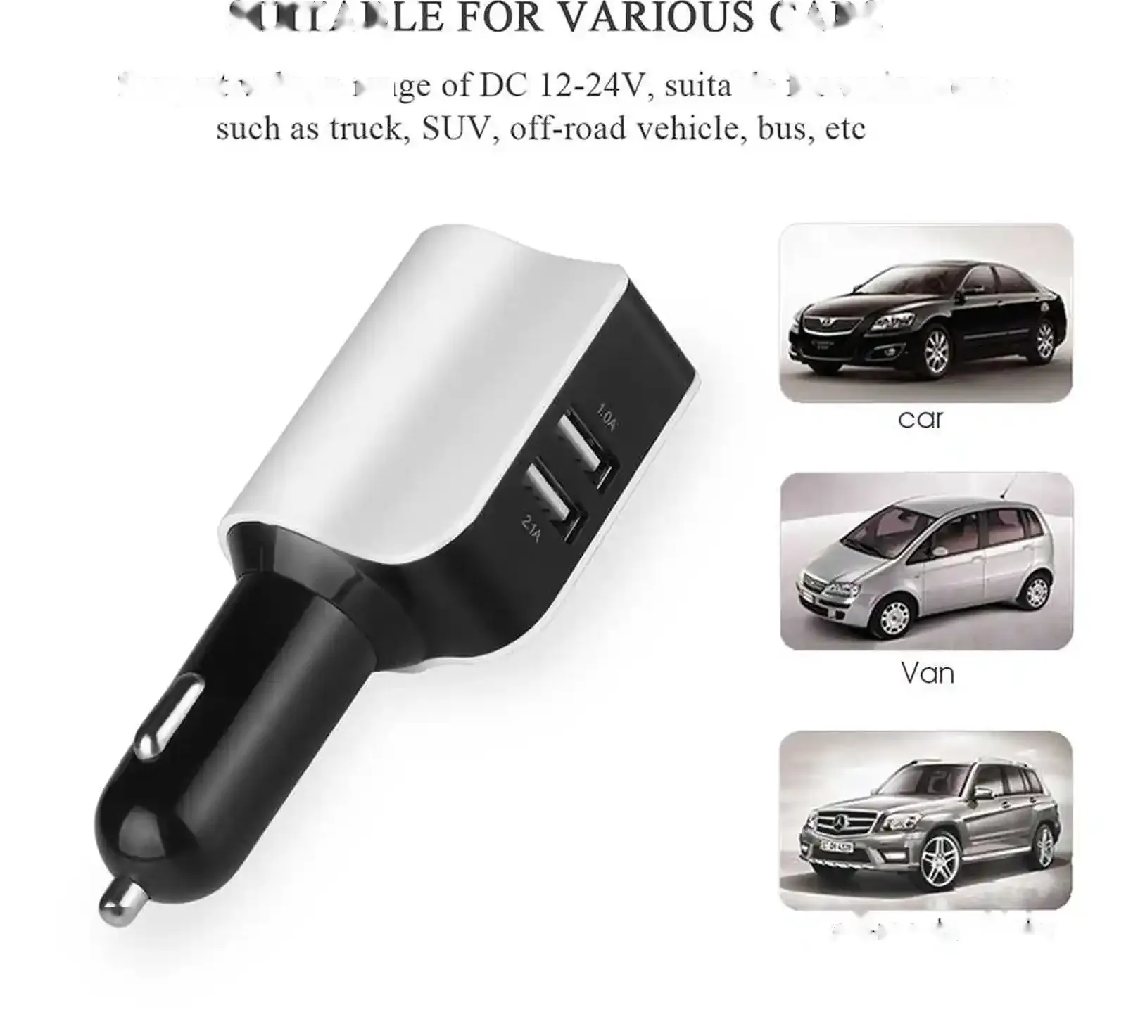 Авто зарядник ALS-A208H