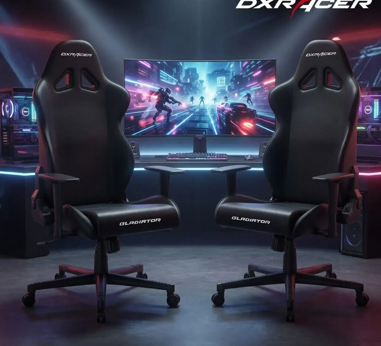 Игровое кресло DXRacer Gladiator G Series Black
