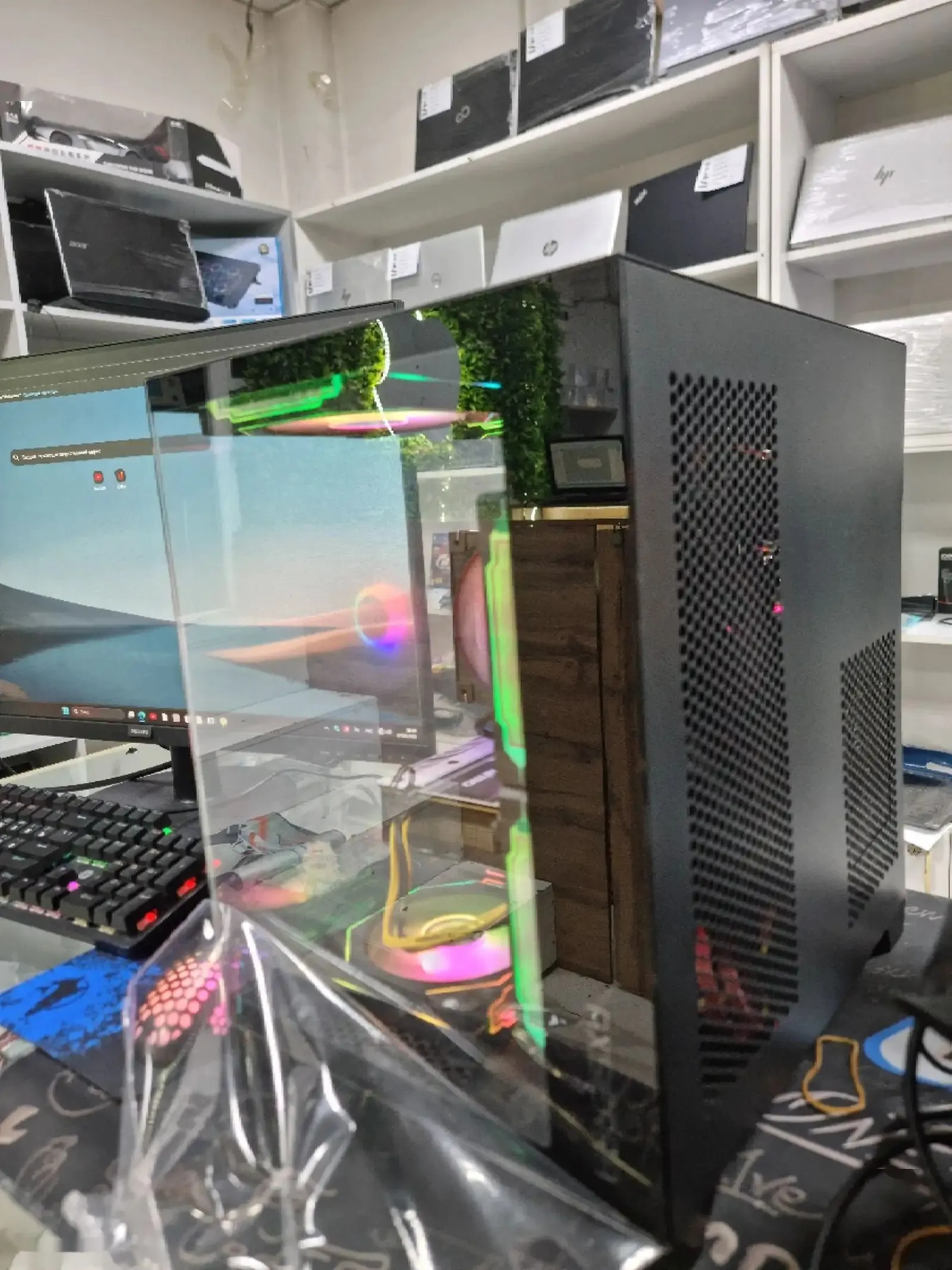 Игровой пк core i3 10th RAM 16GB GTX1650 SSD 128GB hdd 320gg