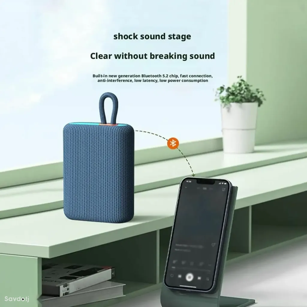 ZUZG ZE-BS05 Mini Portable Bluetooth Speaker Blue