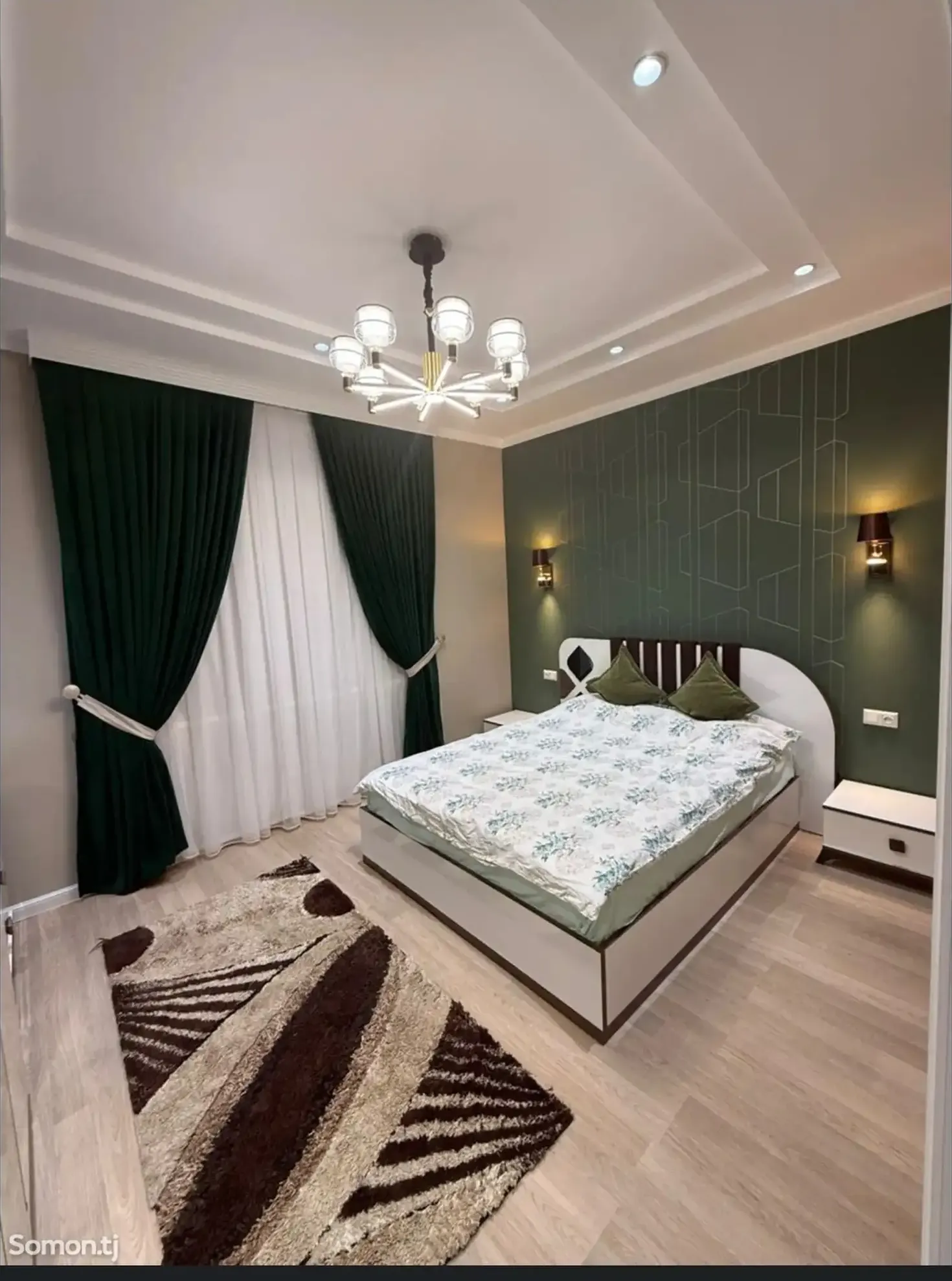 1-комн. квартира, 8 этаж, 60 м², Сомони — фото 7
