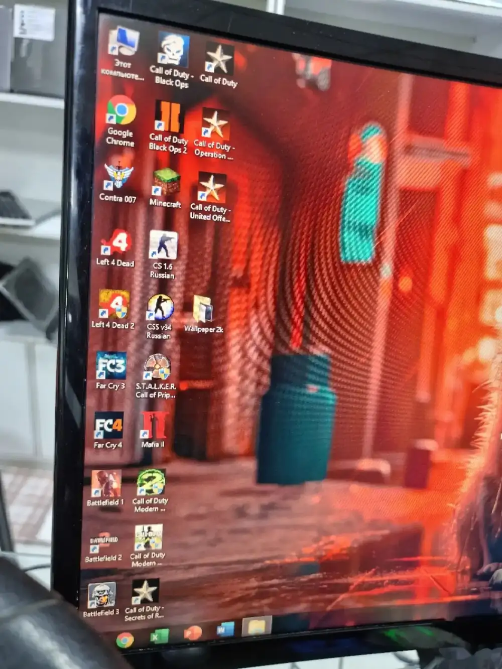 Игровой Персональный компьютер руль газ VGA HD RADEON 1GB 128Bit HDD 320GB RAM 4GB монитор samsung