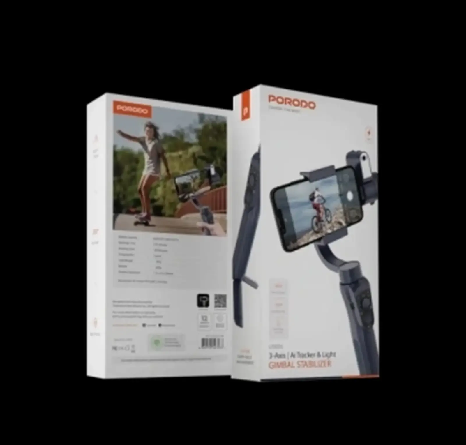 Стабилизатор Porodo Anti-Shake c Al-трекером Porodo Anti-Shake Gimbal