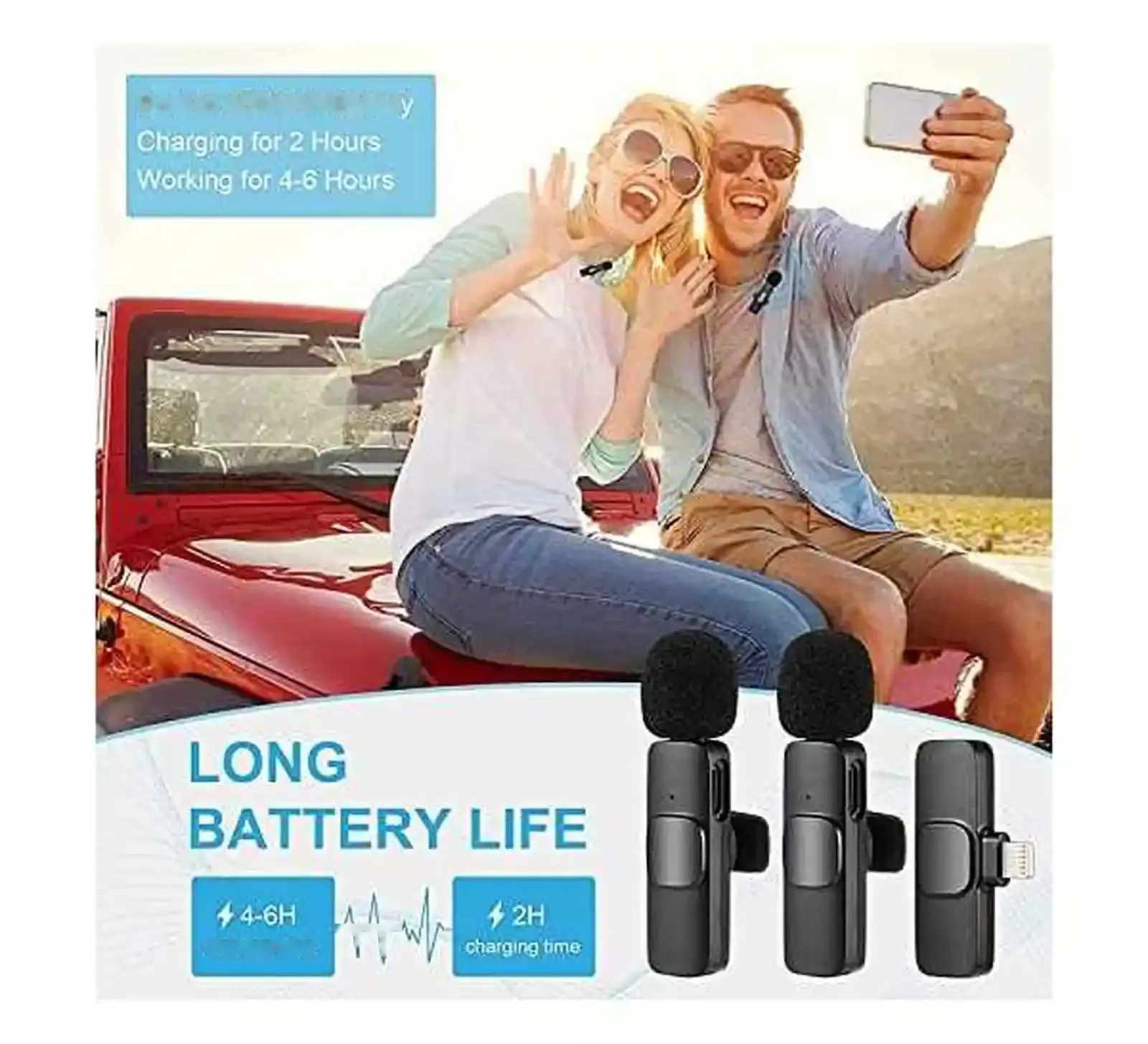 Микрофон петличный Wireless Microphone K9