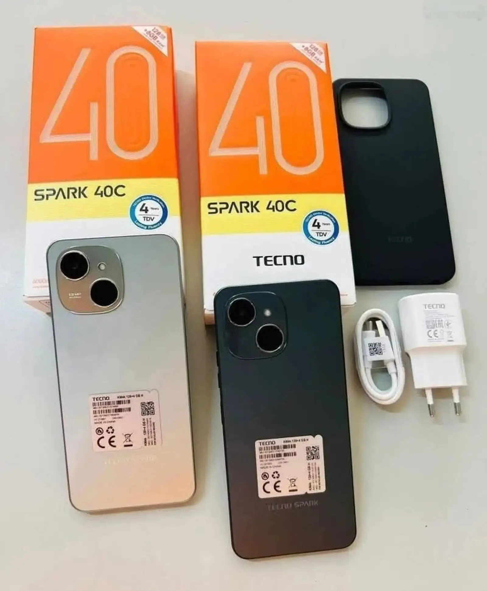 Tecno Spark 40C 8/128gb Black 6000Мач