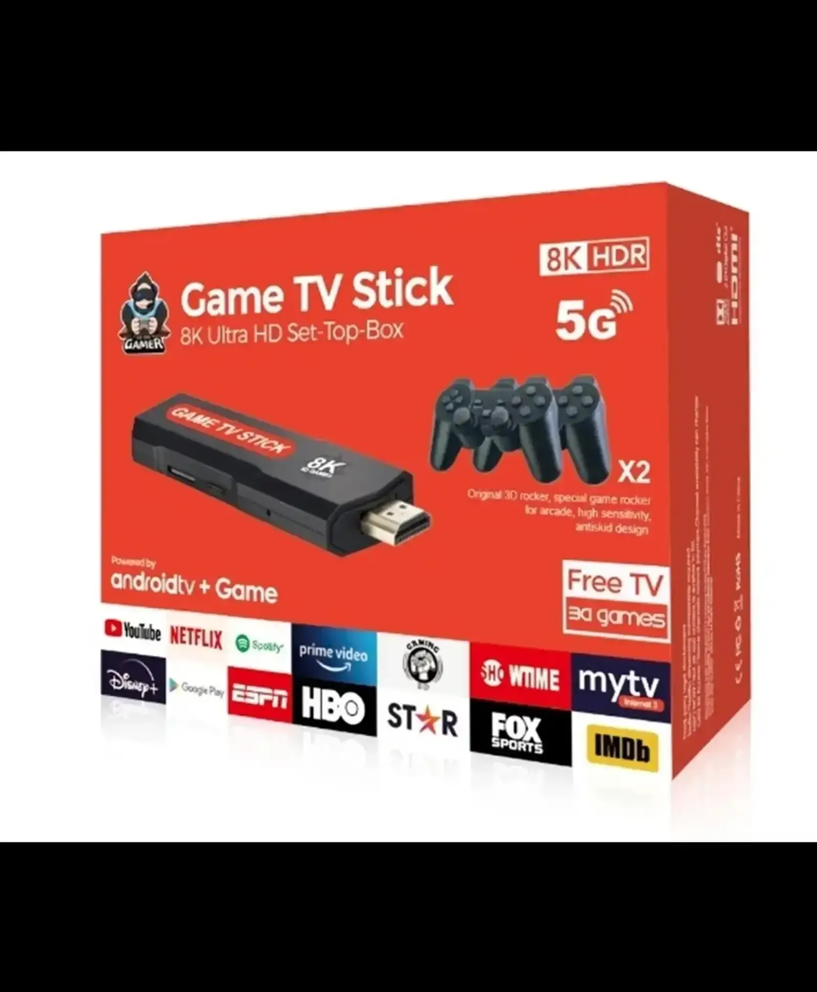 Игровая приставка X2 64G 8K 5G ТВ-палочки 10000