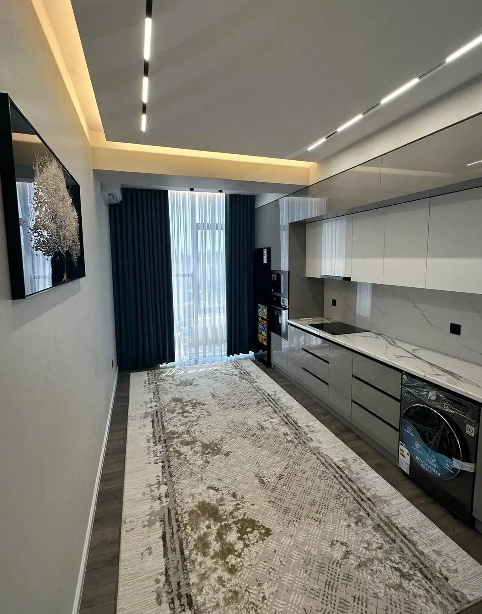 3-комн. квартира, 16 этаж, 95 м², И Сомони — фото 8