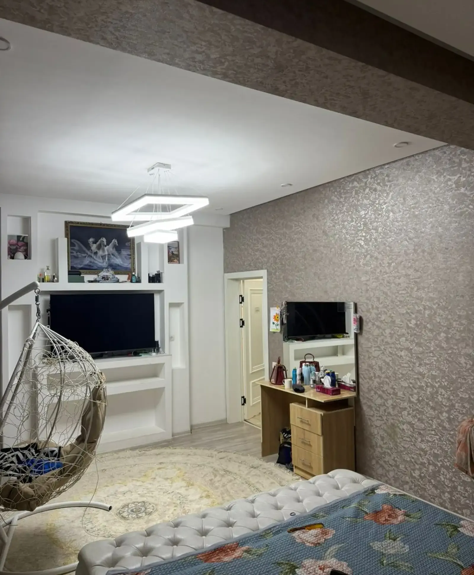 3-комн. квартира, 9 этаж, 98 м², И Сомони — фото 4
