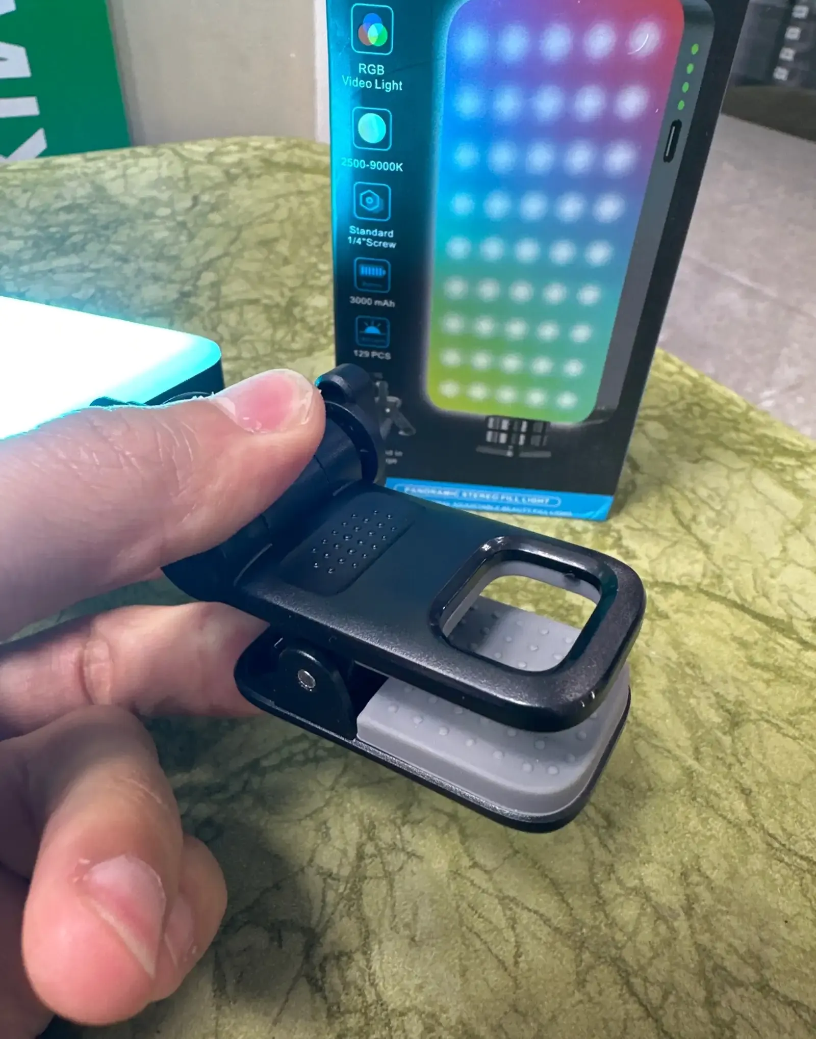 Накамерный свет RGB D10S