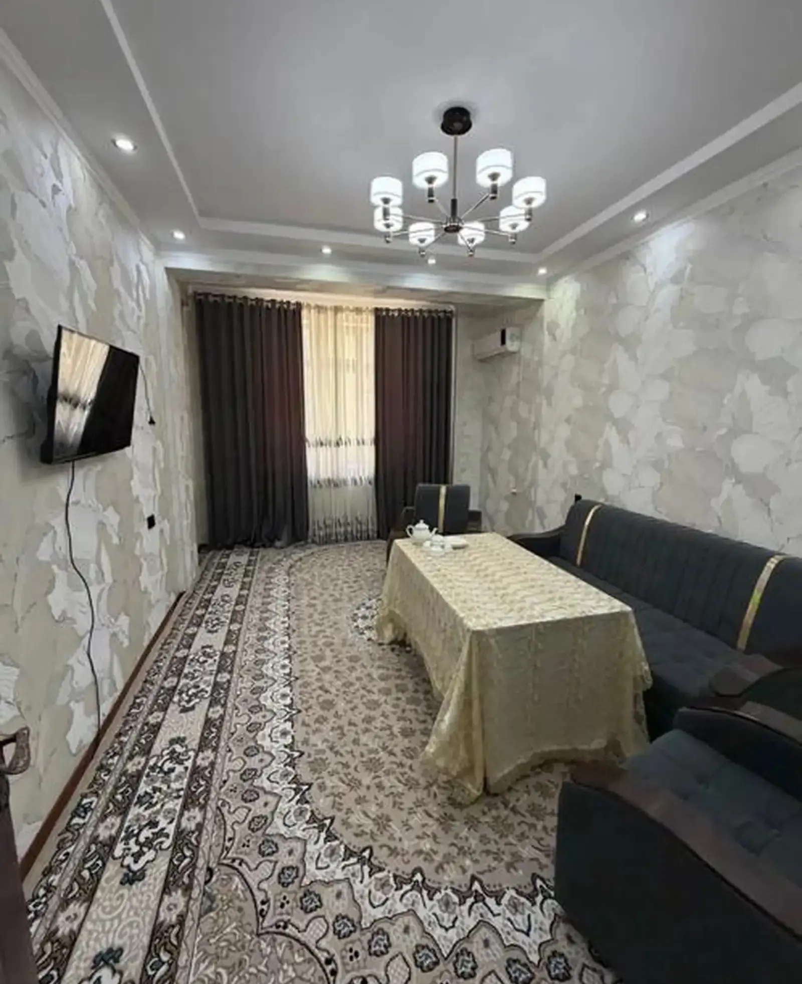 2-комн. квартира, 2 этаж, 99м², Сомони — фото 3