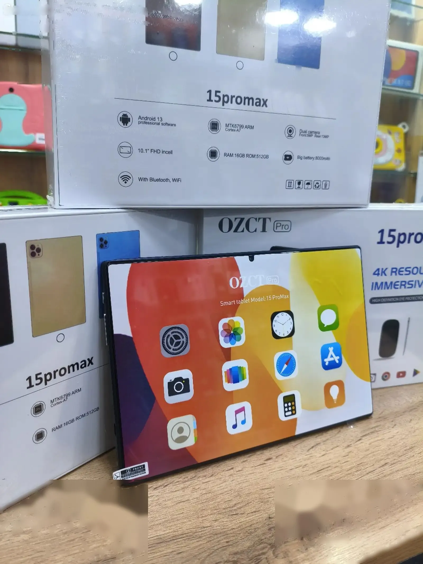 Планшет OZCT 16Pro max 16/512Gb black 8000мач