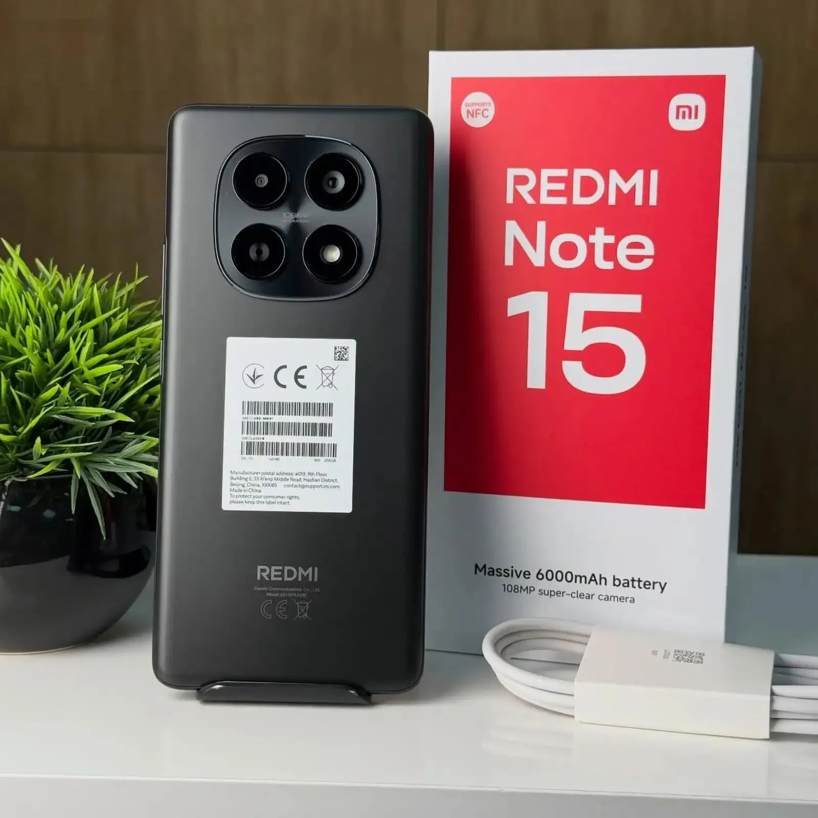 Xiaomi Redmi Note 15 8+4/256Gb 6000Мач