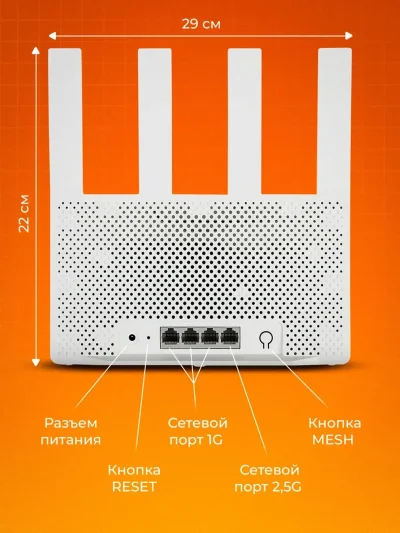Роутер Xiaomi Router BE3600 2.5G — миниатюра 8