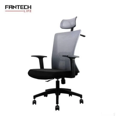 Компьютерное кресло Fantech OC-A258 с сетчатой спинкой и подголовником