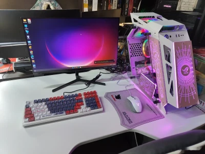 Игровой Персональный Компьютер Asus ROg White Core i5 VGA 6GB для CS-GO2 — миниатюра 4