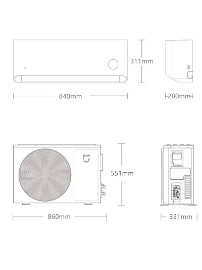 Кондиционер Xiaomi Mijia Smart AC 50GW/N2A1 18 кубов — миниатюра 8