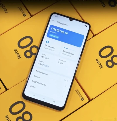Realme Note 80 4/64Gb black 6300мач — миниатюра 2