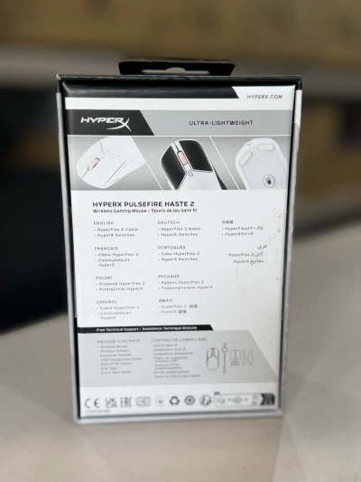 Игровая беспроводная мышь HyperX Pulsefire Haste 2 Wireless Белый — миниатюра 2