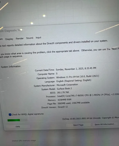 Ноутбук Surface Book 2 i7
