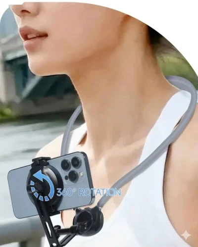 Магнитный держатель на шею iPhone Android GoPro 245г. — миниатюра 2