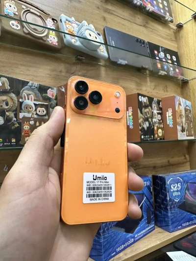 Телефон Mini Iphone 17pro max 16/1T orange — миниатюра 4