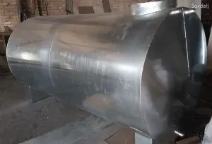 Бочка из оцинкованный стали 3000л.
