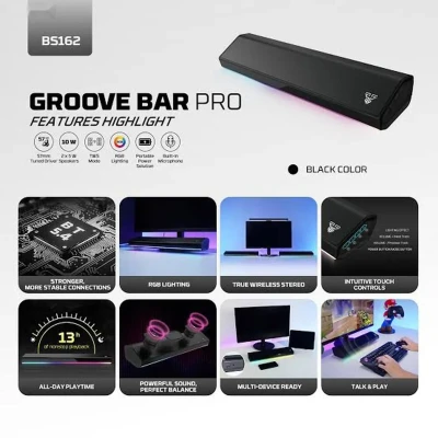 Компактная беспроводная колонка Fantec Groove Bar Pro BS162 — миниатюра 3