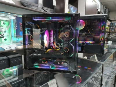 Игровой Компьютер Аквариум I5-12400F 16GB/SSD 512GB RTX 3060 12GB — миниатюра 2