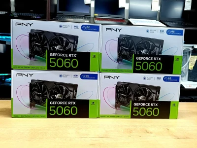 Видеокарта PNY X2 OC RTX 5060 8GB GDDR7 — миниатюра 1