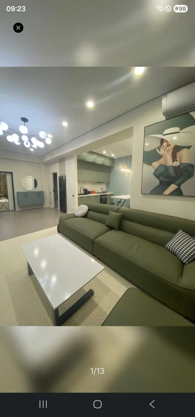2-комн. квартира, Цокольный этаж, 80м², 18мкр — миниатюра 1