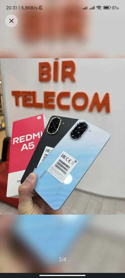 Хiаоmi Redmi A5 8/128gb 120нz 5200мач Blue — миниатюра 4